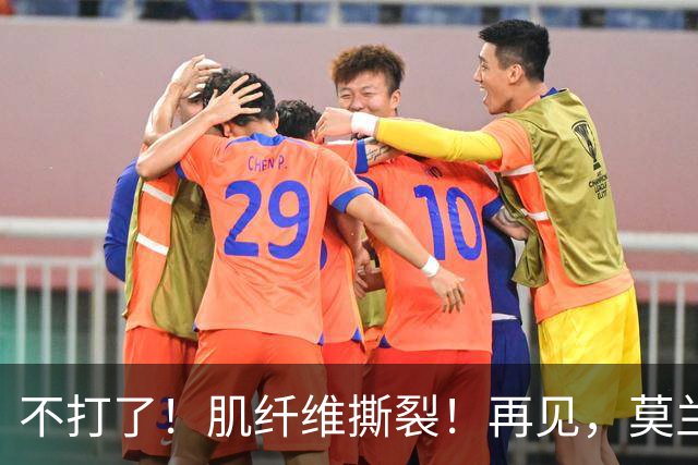 不打了！肌纤维撕裂！再见，莫兰特